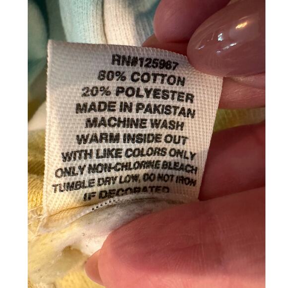 Happy Kids Long Beach WA Tie Dye Hoodie – Girls Size XL Beach Layers - Picture 6 of 10